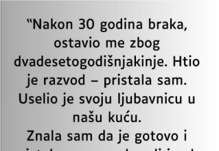 “Nakon 30 godina braka, ostavio me zbog dvadesetogodišnjakinje…”
