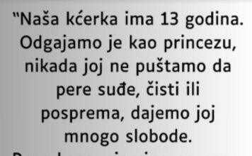 “Naša kćerka ima 13 godina…”