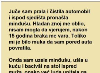 Čistila automobil i ispod sedišta pronašla minđušu ali pravi ŠOK je tek USLEDIO!
