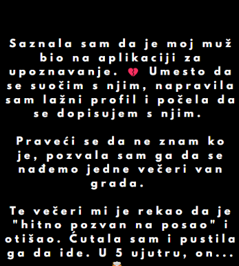 “Saznala sam da je moj muž bio na aplikaciji za upoznavanje…”