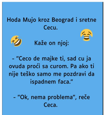 VIC: Mujo sretne Cecu