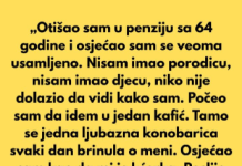 Nakon što sam otišao u penziju sa 64 godine, osjećao sam se veoma usamljeno.
