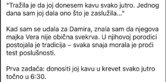“Svekrva je ‘testirala’ sve snaje – ali kad je došao moj red, napravila sam nešto neočekivano”