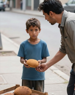 Pokušao sam mu dati novac a njegove riječi su me iznenadile