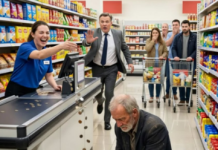 „Lekcija na kasi: Kada oholost sretne pravdu“