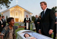 „Ne sahranjujte je!“ – Dječak bez doma zaustavio sahranu i otkrio istinu koja je šokirala milijardera