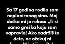 Dala sam svog dvomesečnog sina na usvajanje jer sam izabrala sopstvenu sreću