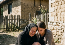 Urlala sam na snaju usred dvorišta dok je celo selo virilo kroz tarabe, a onda je ona izvukla pismo koje je moj pokojni muž krio 30 godina u starom jastuku