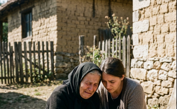 Urlala sam na snaju usred dvorišta dok je celo selo virilo kroz tarabe, a onda je ona izvukla pismo koje je moj pokojni muž krio 30 godina u starom jastuku