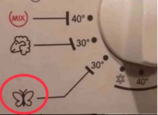 ZNATE LI ŠTA ZNAČI OZNAKA LEPTIR NA VEŠ MAŠINI: Veoma je korisna, a mnogi je ne koriste