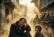 Bogati trgovac je udario štapom dečaka koji mu je pipnuo konja: Konj se ritnuo i zbacio trgovca, a dečak je jedini pritrčao da mu zaustavi krvarenje