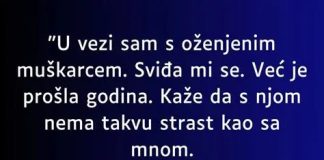 “U tajnoj vezi sam sa ozenjenim muskarcem a onda mi se javila njegova jadna zena…” - featured image